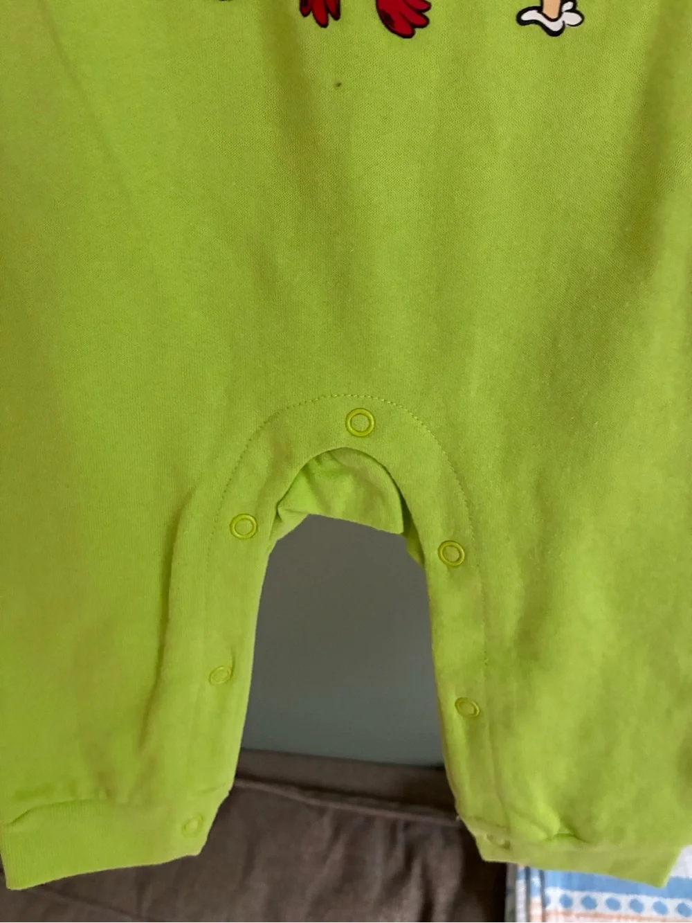 Team Grinch Green 1-Pc. PJ 3-6M How The Grinch Stole Christmas pajamas